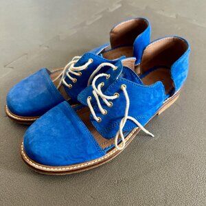 Minimarket Cut Out Oxfords Cobalt Blue sz 39